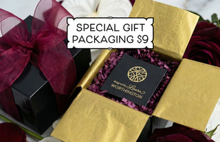 Special Gift Packaging $9 — Laura Worthington Jewelry — initial letter monogram pendant